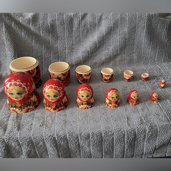 Russian Nesting Dolls 7pcs - Picture 4 of 6